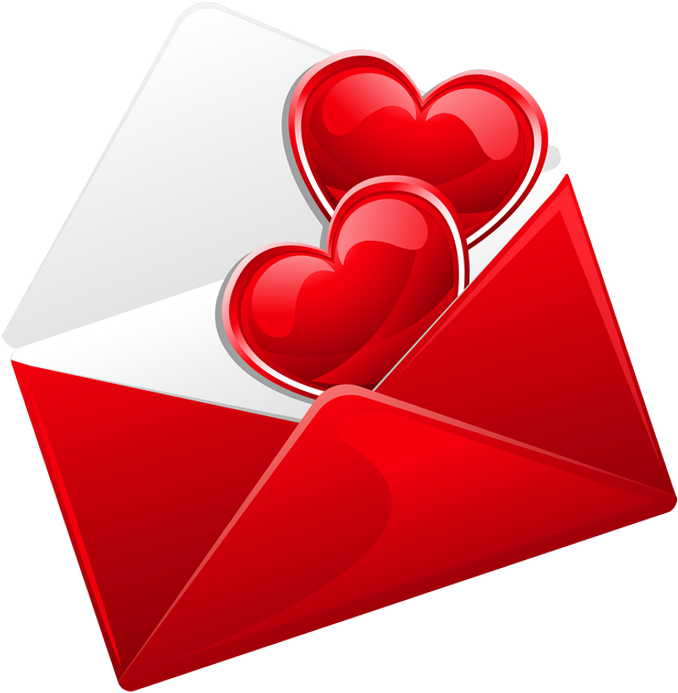 Love Letter Clipart 8 - Love Letter Clipart 8 (697x712)