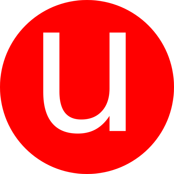 Letter U Clipart - Portrait Of A Man (600x600)