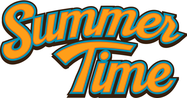 Santa Is Coming Early This Year - Summer Time Logo Png (613x323)