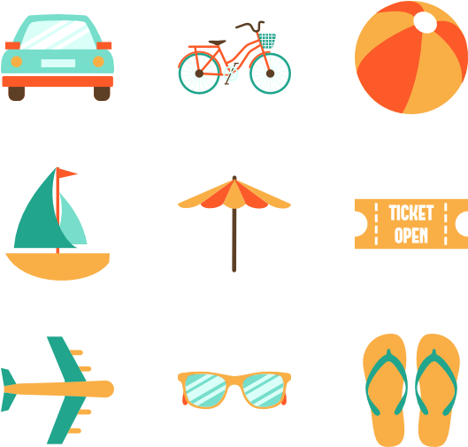 Summertime Collection - Summer Icon Vector Png (600x564)