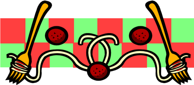 Spaghetti Dinner - Italian Dinner Clip Art (647x286)