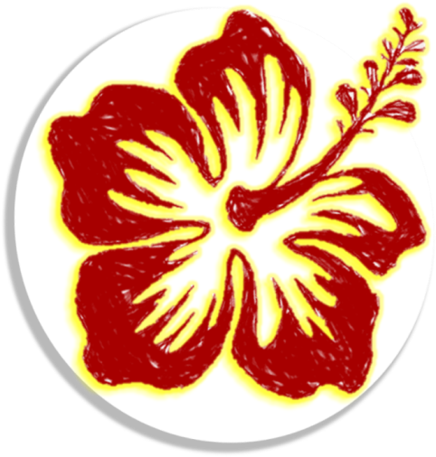 Car Stickers Detailed Hibiscus Flower Sticker (512x512)