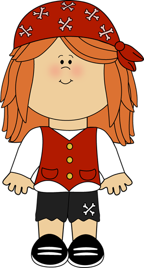 Here You Can See The Pirate Clipart Collection - Pirate Girl And Boy Clipart (295x550)
