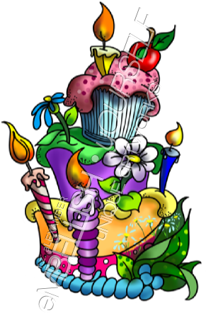 Happy Birthday To Spring Cake Created By Rz Alexander - Happy Birthday To Spring Cake Created By Rz Alexander (311x457)