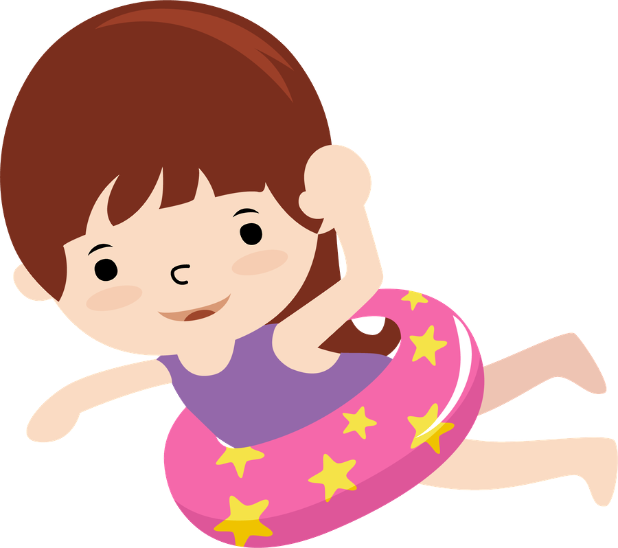 Danielle M - Desenho Menina Praia Png (900x798)