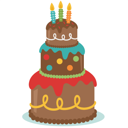Birthday Cake Svg Scrapbook Cut File Cute Clipart Files - Birthday Cake Svg Scrapbook Cut File Cute Clipart Files (432x432)