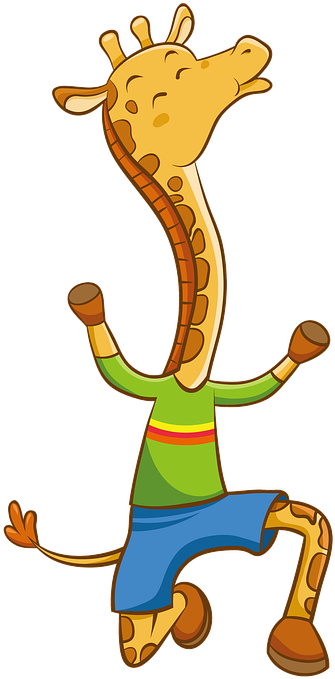 Cartoon Giraffe Clipart 20, Buy Clip Art - Zürafa Çizgi Png (350x720)