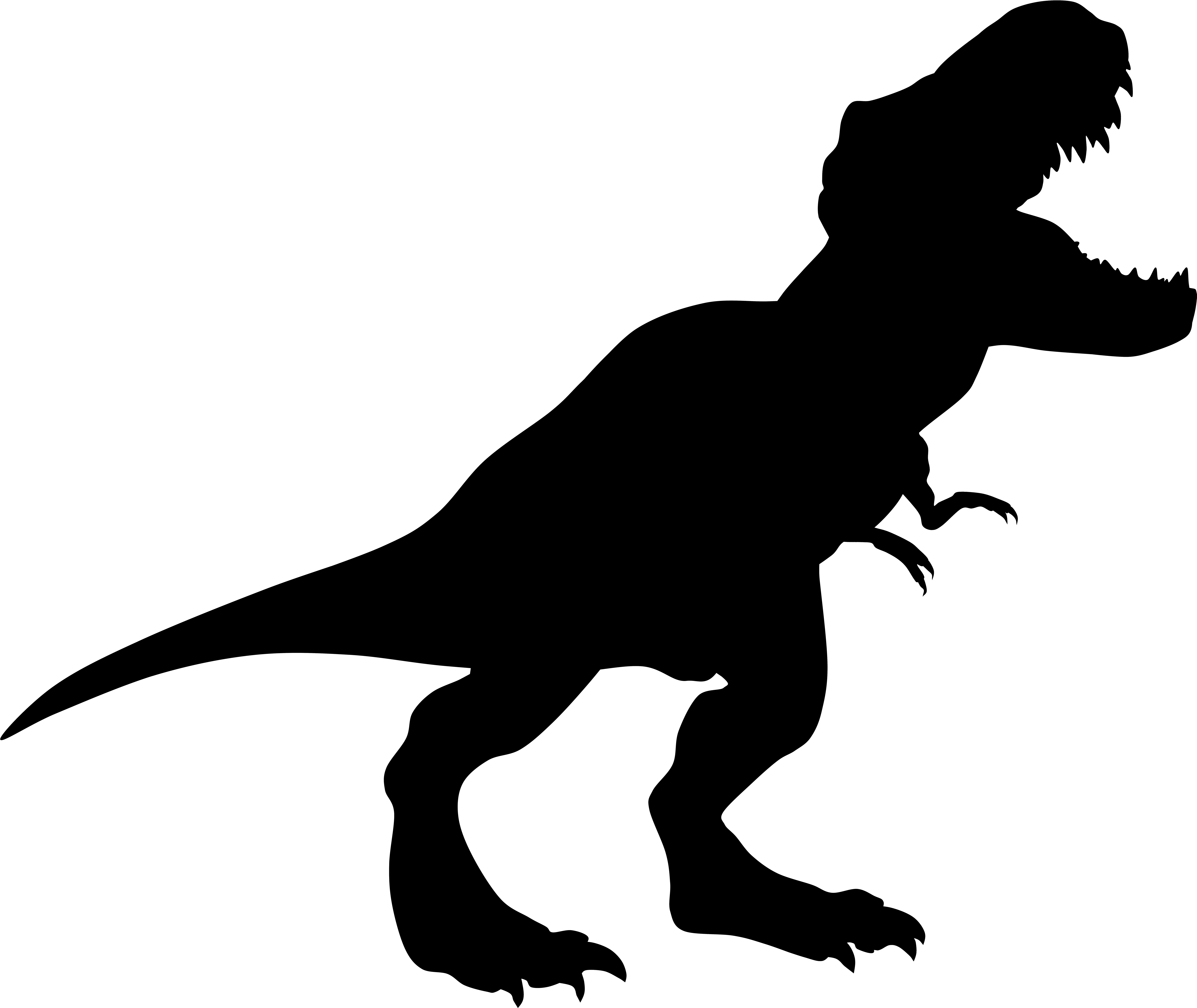 Clipart Of Saskatchewan, Dinosaur - Clipart Of Saskatchewan, Dinosaur (8000x6660)