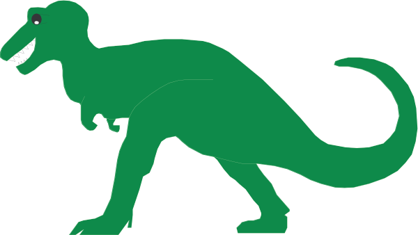 Dinosaur Clipart Simple - Dinosaur Clip Art Free (600x338)