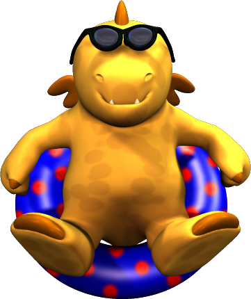 Float-dino - Portable Network Graphics (361x430)