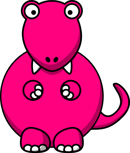 Dinosaur Cartoon Clip Art (504x595)