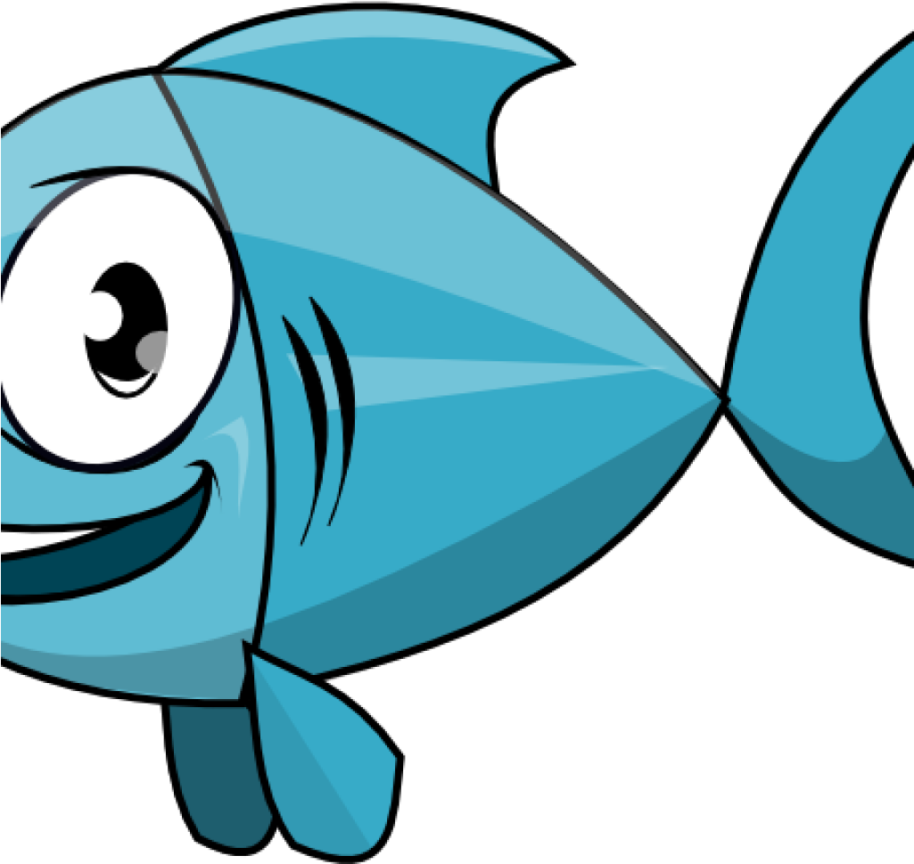 Cartoon Fish Clipart Free Cartoon Fish Clip Art Dinosaur - Blue Fish Clipart (1024x1024)
