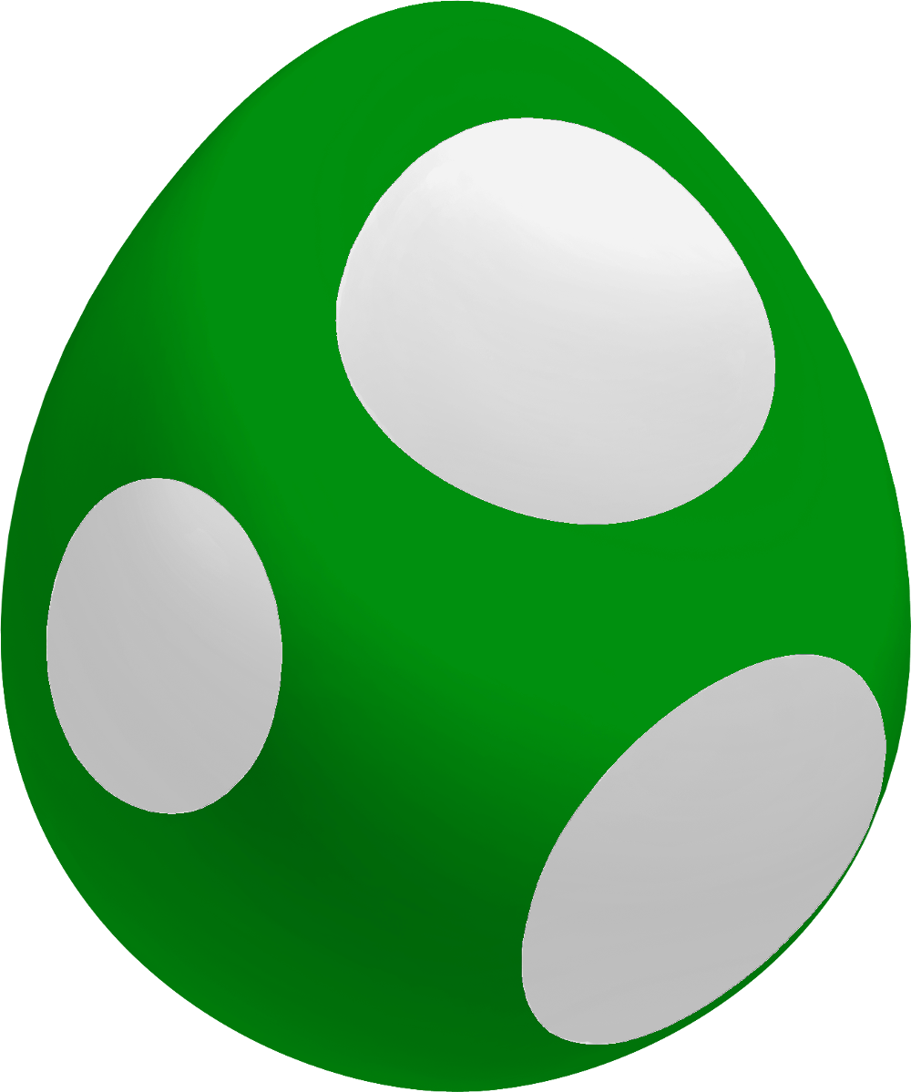 Dinosaur Eeg Clipart - Baby Yoshi Egg (1000x1199)
