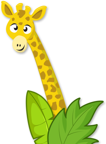 Baby Safari Animals Png - (353x478) Png Clipart Download