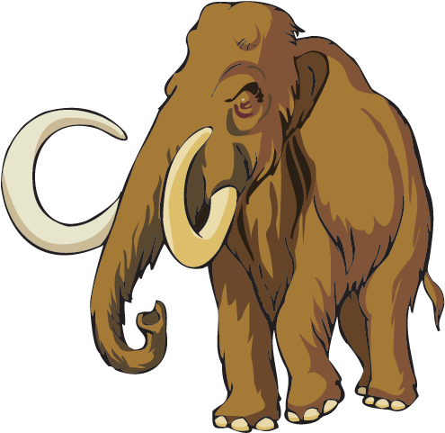 Woolly Mammoth Clipart Dinosaurs - Woolly Mammoth Clipart (640x480)
