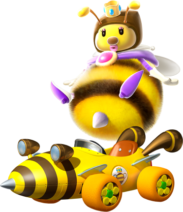 View All Images - Bee Mario Kart 7 (372x431)