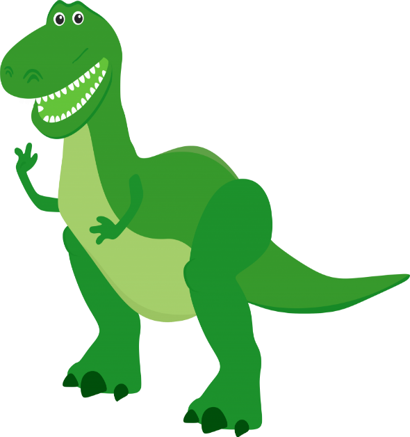 Clip Art - Dinosaurio Toy Story Dibujo (590x628)