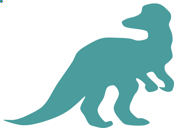 Dinosaur Clip Art At Clkercom Vector Online - Dinosaur Silhouette (600x441)
