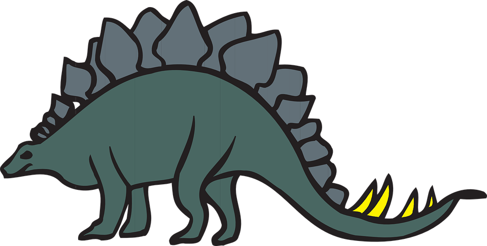 Stegosaurus Clipart - Stegosaurus Clipart (960x486)