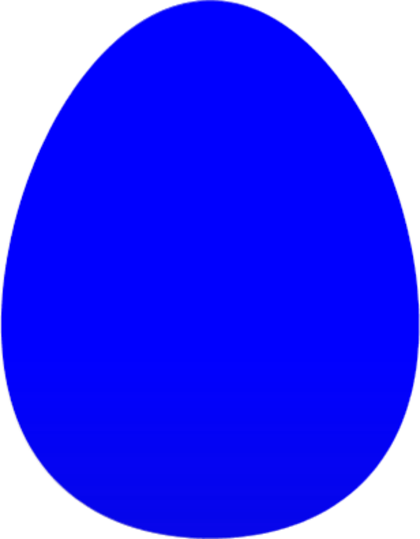 Blue Egg Clipart - Blue Circle Png Image Hd (600x769)