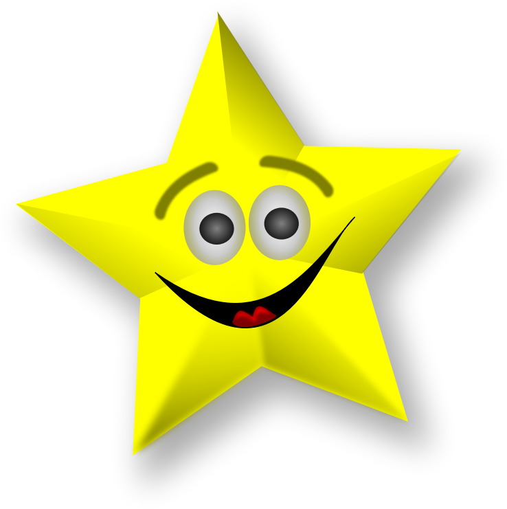 Gold Star Clipart - Clipart Free Star (738x741)
