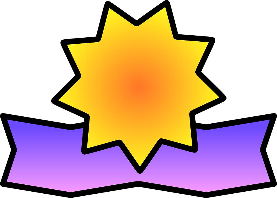 Cartoon Stars Clipart 10, - Medal Clip Art (960x684)