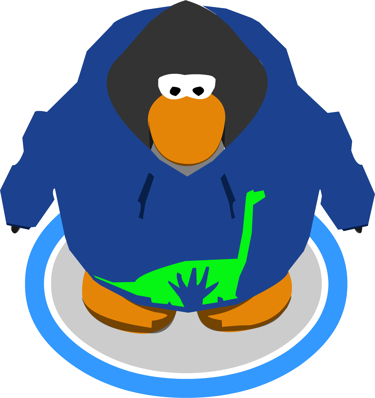 The Good Dinosaur Hoodie In-game - Club Penguin Ninja (1582x1677)