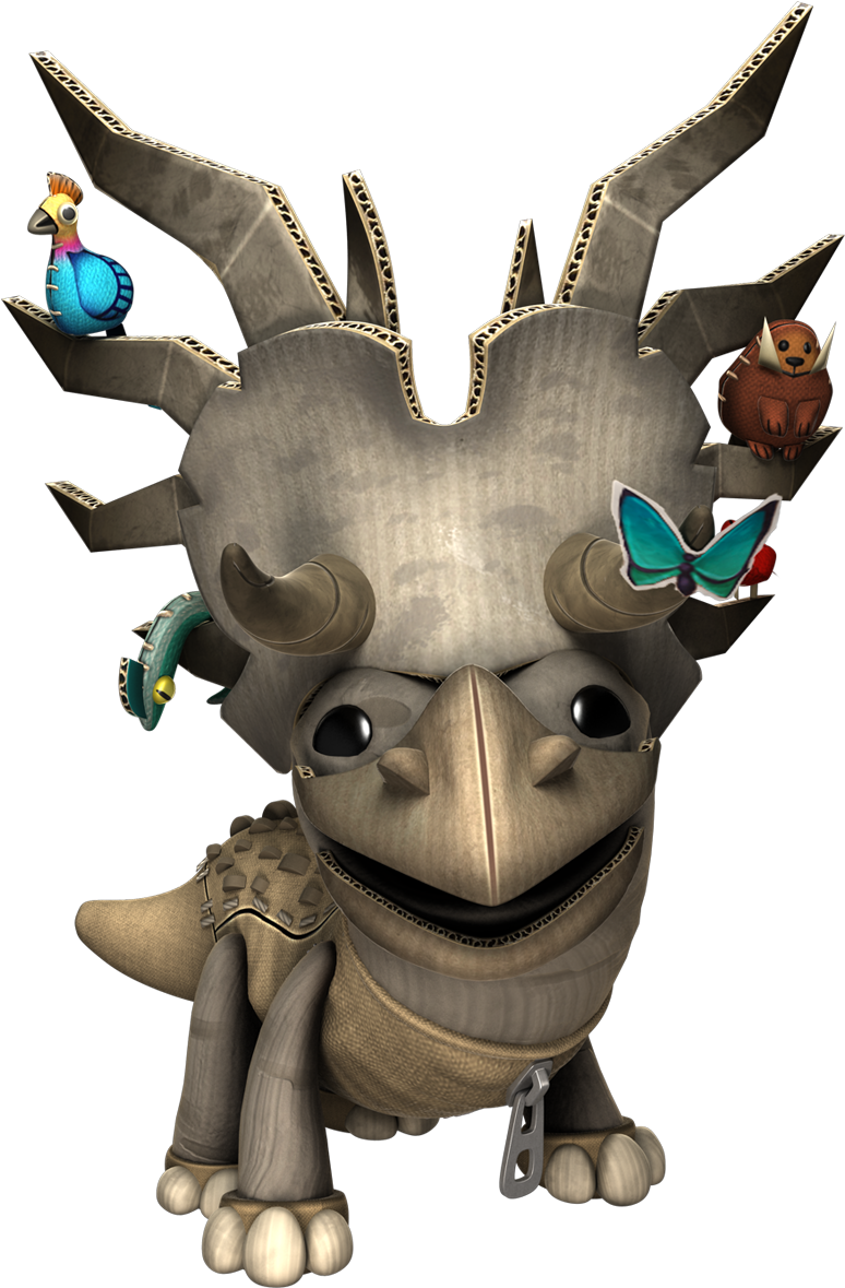 Rendered In 3ds Max Using Vray For Marketing Purposes - Little Big Planet Dinosaurs (1200x1200)