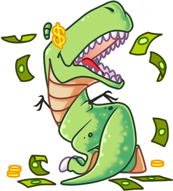 The Almost Good Dinosaur Messages Sticker-0 - Динозавр Стикер (618x618)