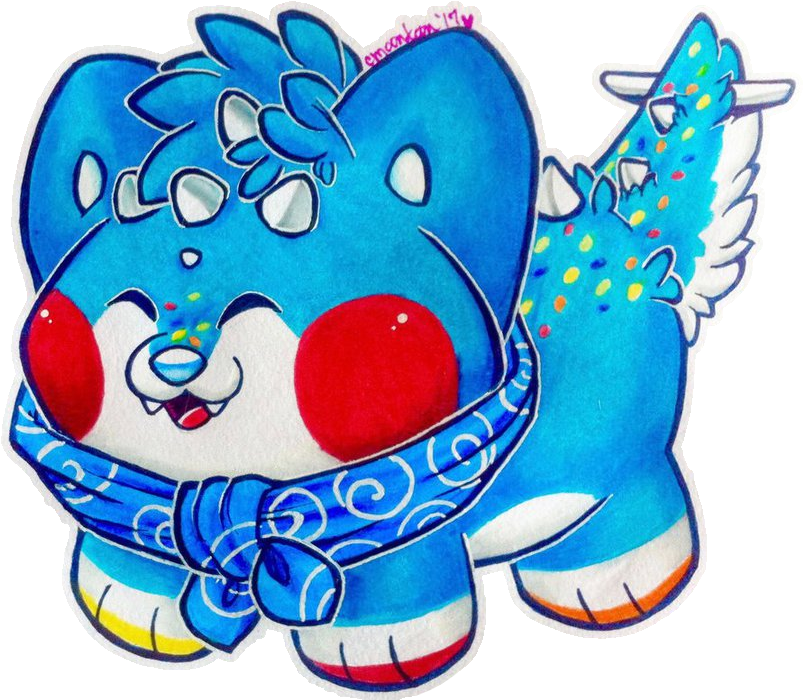 Dino Bean Pup By Cmoontoon - Cartoon (923x865)