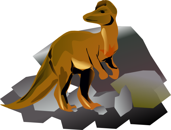 Free Vector Corythosaurus Clip Art - Dinosaur (600x456)
