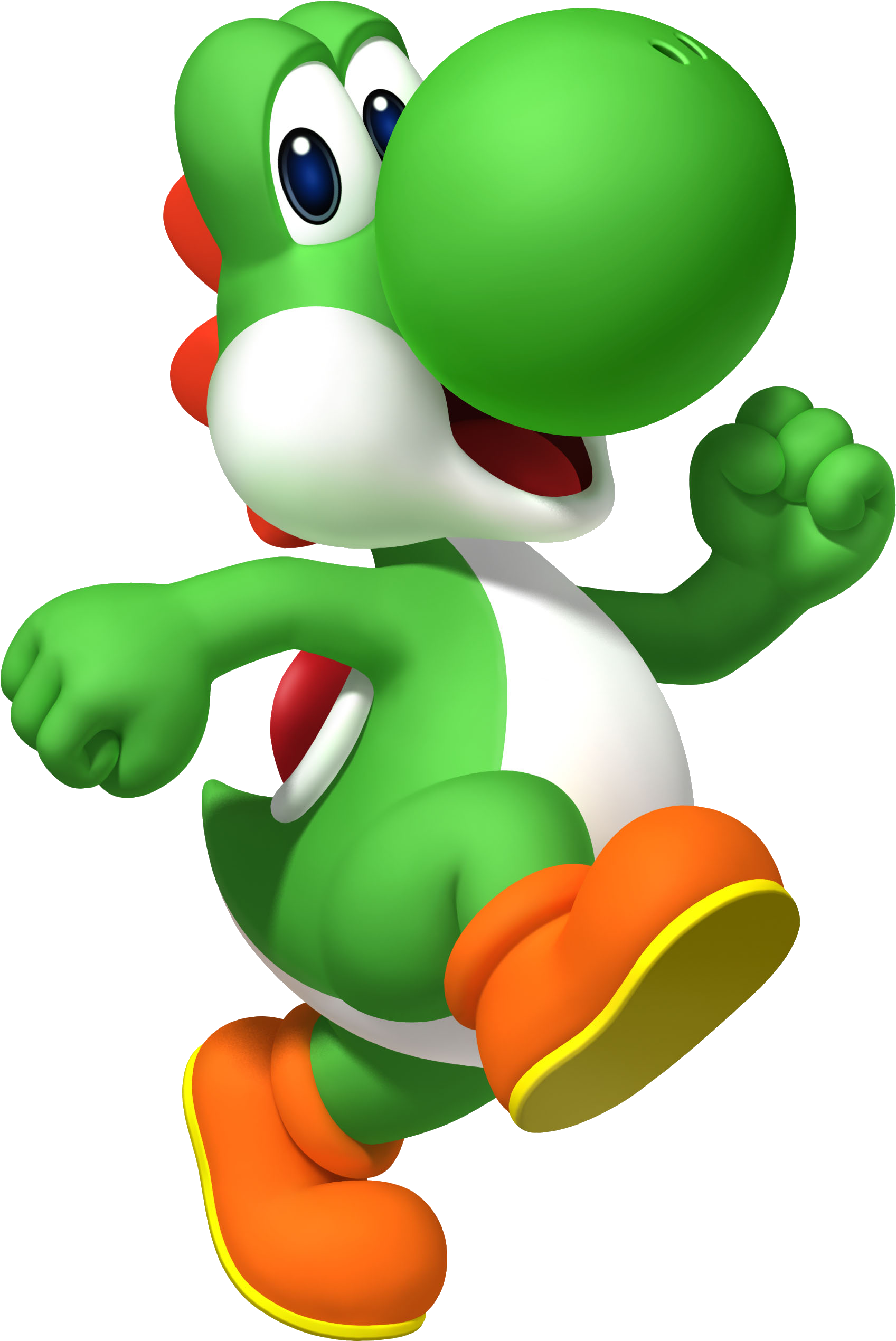 Yoshi Png Image - New Super Mario Bros Yoshi (1864x2713)