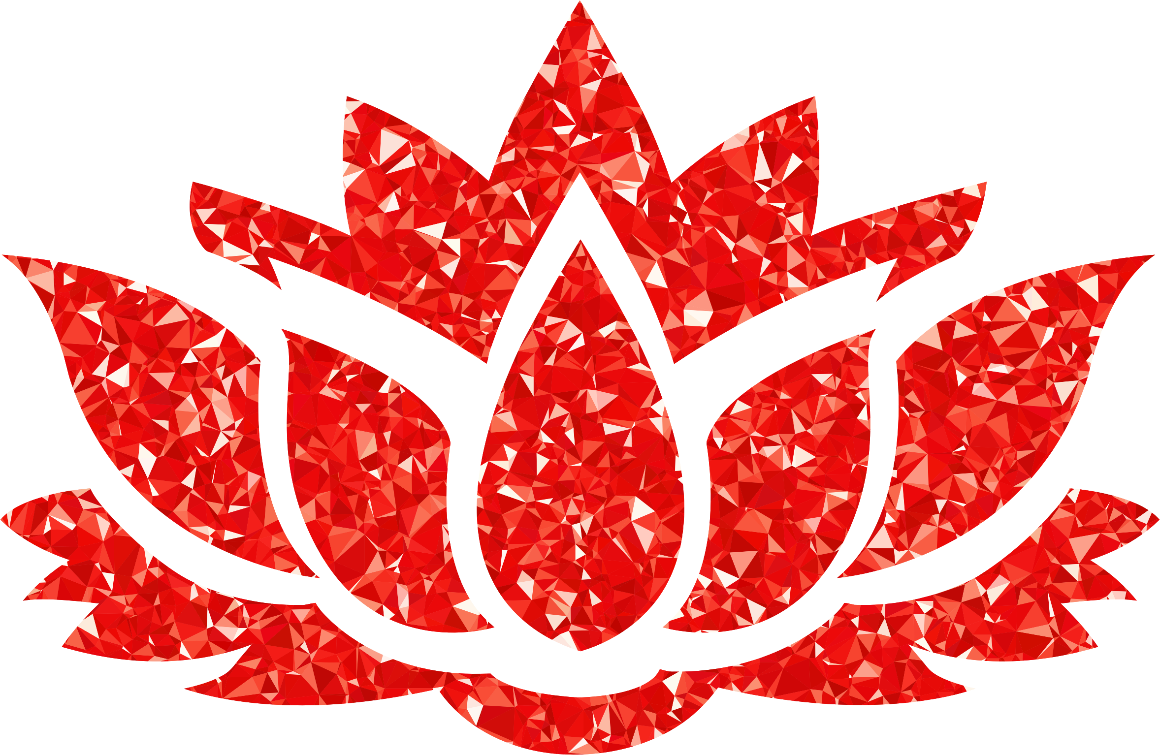 This Free Icons Png Design Of Ruby Lotus Flower Silhouette - Lotus Flower Logo Png (2356x1534)