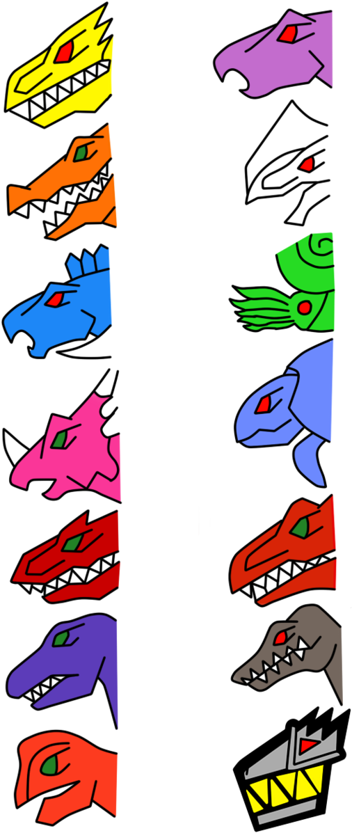 Baby Dino Clip Art Free Download - Power Rangers Dino Super Charge (694x1275)