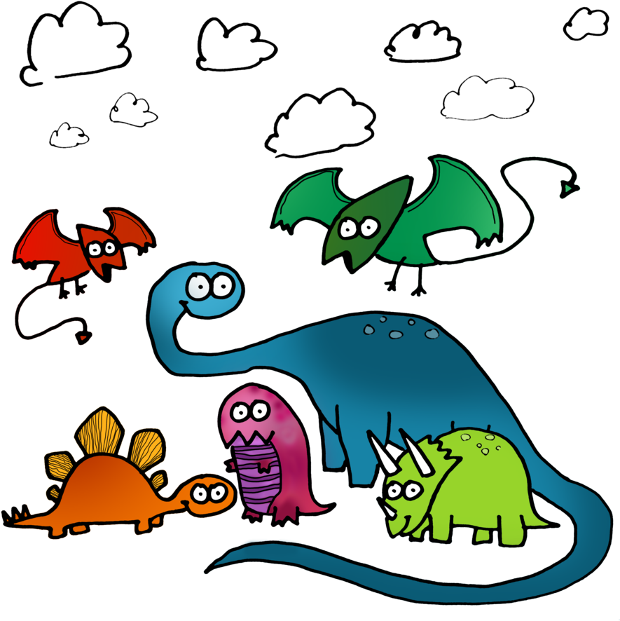 A Dino Party Is A Very Good Time - Dinosaur (1000x1200)