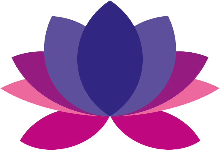 Violet Lotus Yoga Flower Logo-transparent - Graphic Design (827x591)