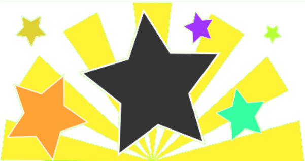 Cartoon Stars By Kelly Public Domain - Star Cartoon (600x450)