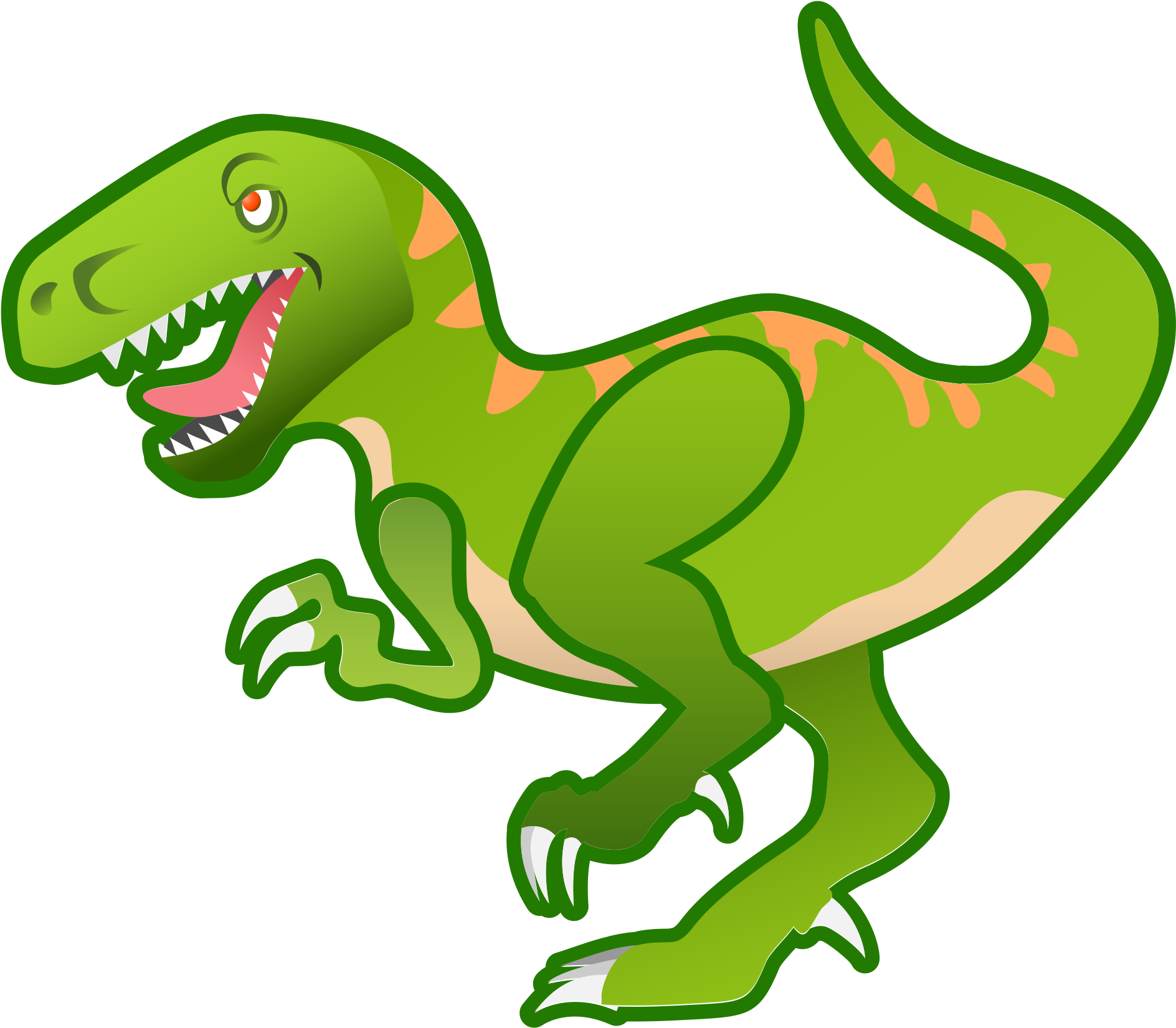 Google - Dinosaur Emoji Png (1024x1024)