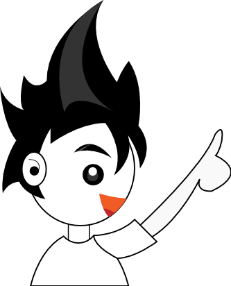 Boy 5 Side Black White Line Art Coloring Book Colouring - Clip Art (333x412)