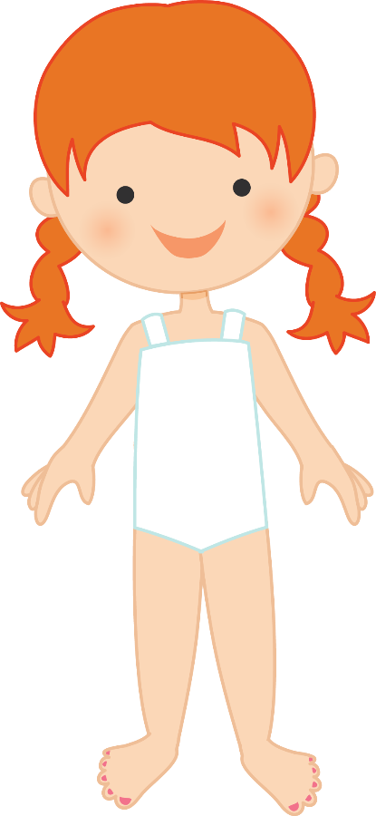 Costura E Roupas - Paper Doll Clipart (415x900)