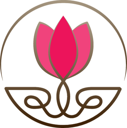 Amisi Skincare Lotus Flower Logo - Emblem (405x411)