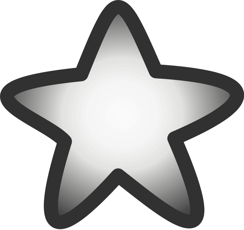 Silver Star Clipart - Silver Star Clipart (800x753)