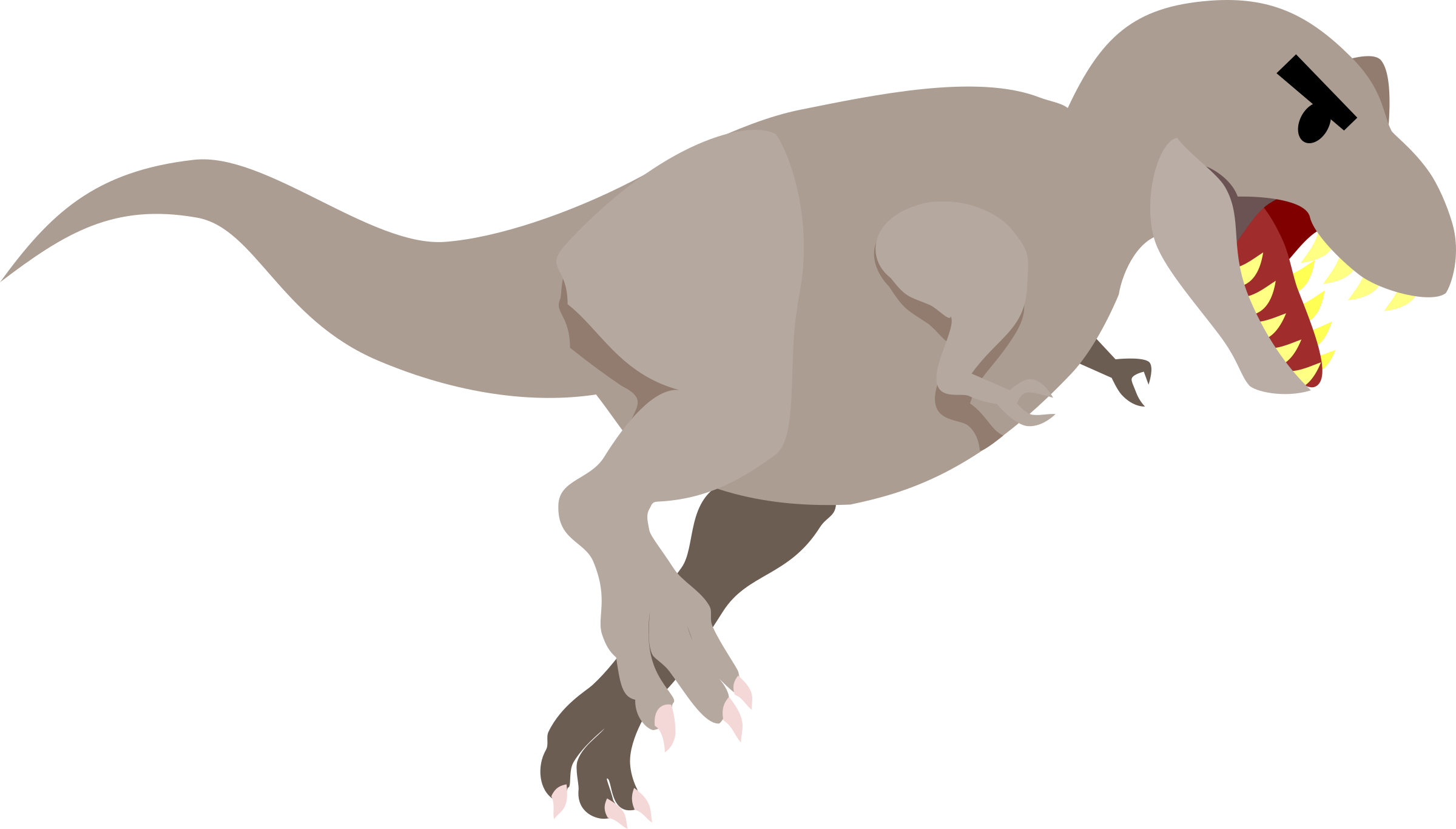 Tyrannosaurus Rex Clipart Extinct - Dinosaur Songs For Preschoolers (2400x1366)