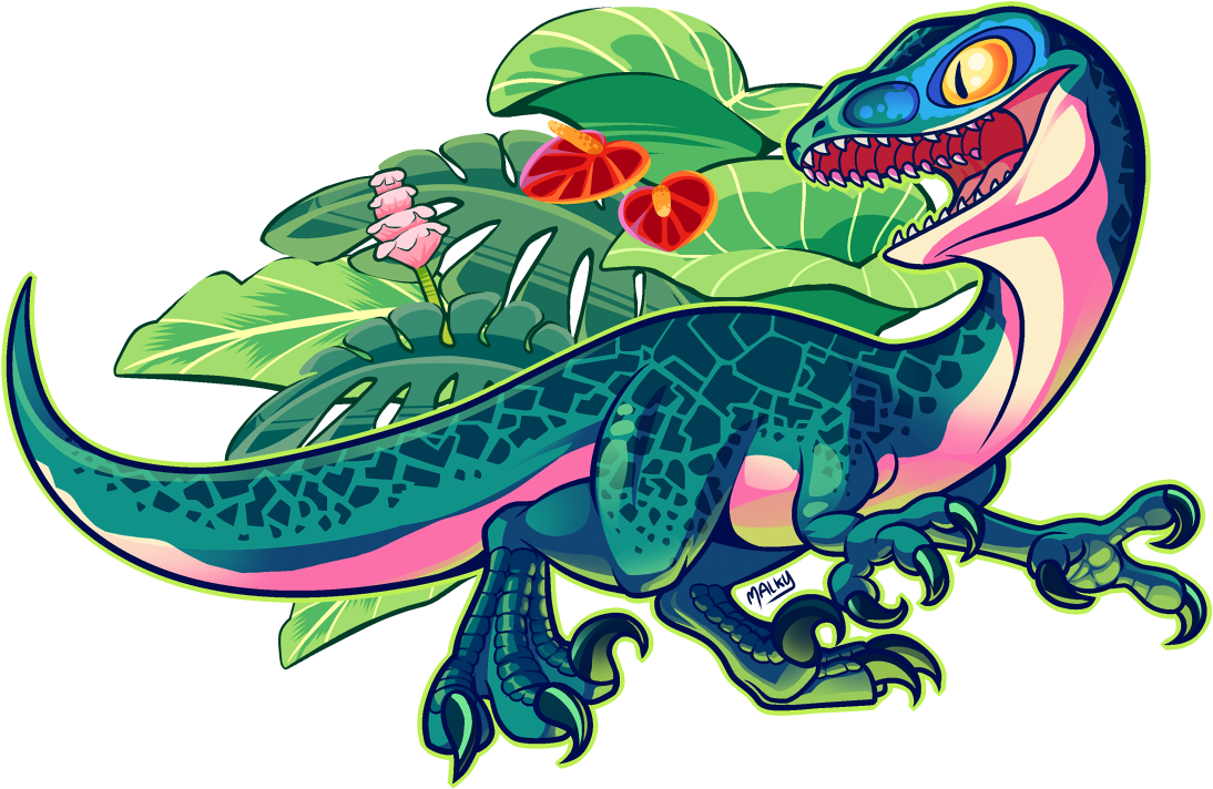 Showing Post & Media For Cartoon Jurassic World Raptor - Cartoon Blue Raptor (1273x776)