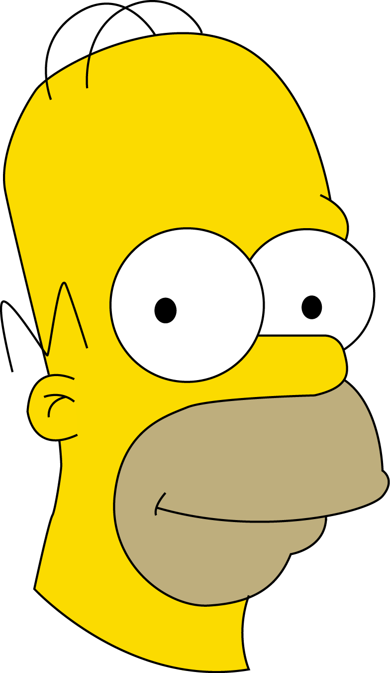 Homer Simpson Png - Homer Simpson Head Png (784x1351)