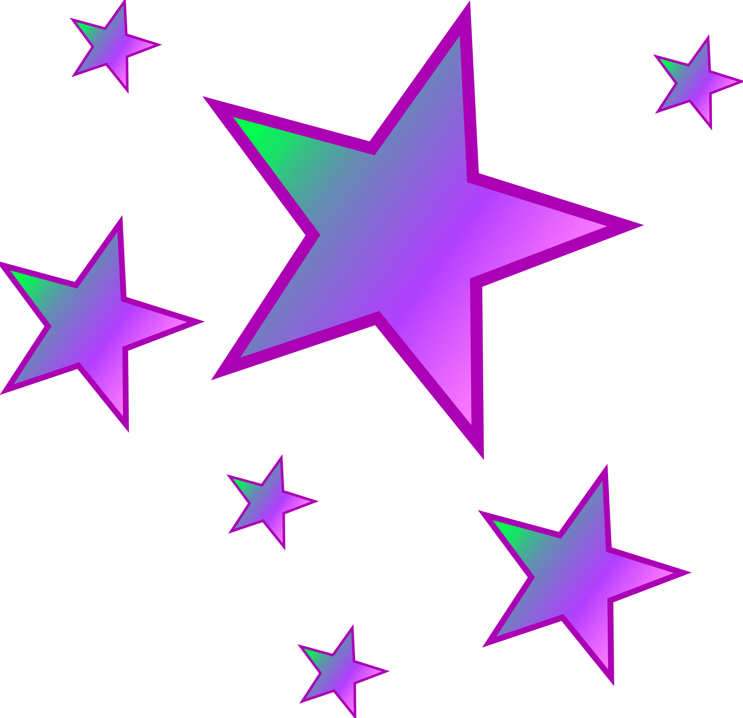 Gold Star Star Clipart And - Decorative Arts (2400x2320)