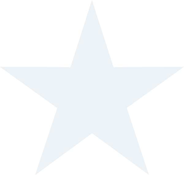 White Star Clip Art At Clker - Star Icon Png White (600x570)