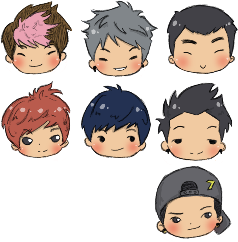Got7 - Got7 Chibi Png (942x848)