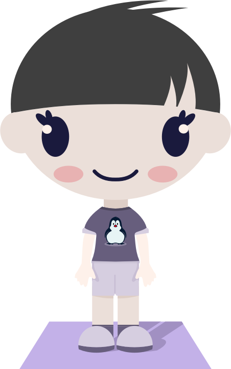 Asian Clipart Asian Boy - Cartoon Characters Girls (1354x2158)