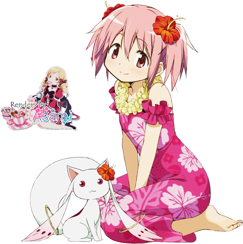 Madoka Magica Renders - Madoka Kaname Deviantart (908x858)